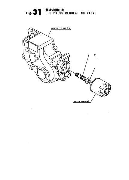 L.O.PRESS.REGULATING VALVE