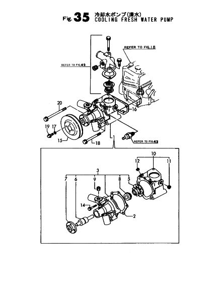 COOLING FRESH WATER PUMP