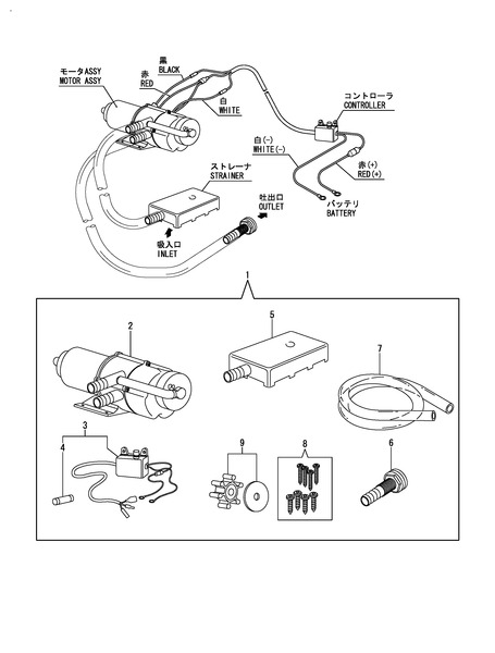 (19A)BILGE PUMP(OPTIONAL)