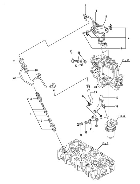 FUEL INJECTION VALVE & FUEL INJECTION PIPE