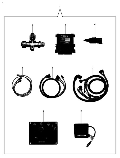 CONTROL KIT(STARBOARD UL/4,6BY)