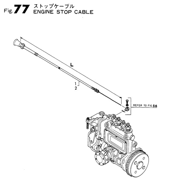 ENGINE STOP CABLE