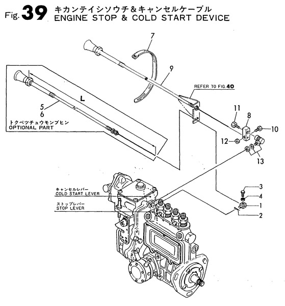 ENGINE STOP & COLD START DEVICE